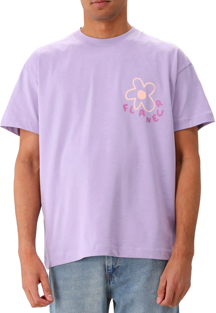 FLÂNEUR Flâneur T-Shirt Paars Blossom Paars