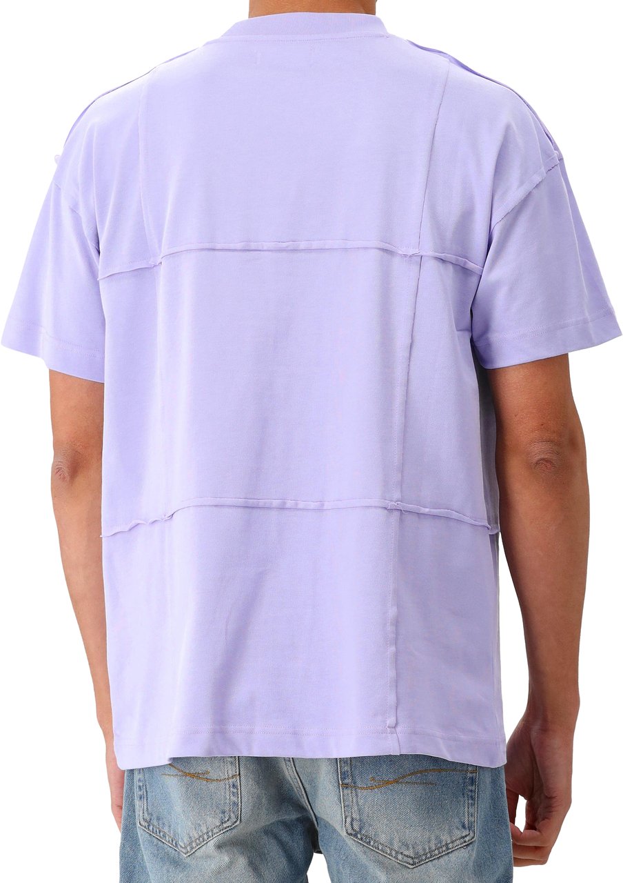 FLÂNEUR Cut & Sew T-Shirt | Purple Paars