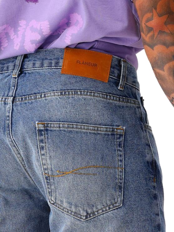 FLÂNEUR Slim Jeans | Blue Blauw