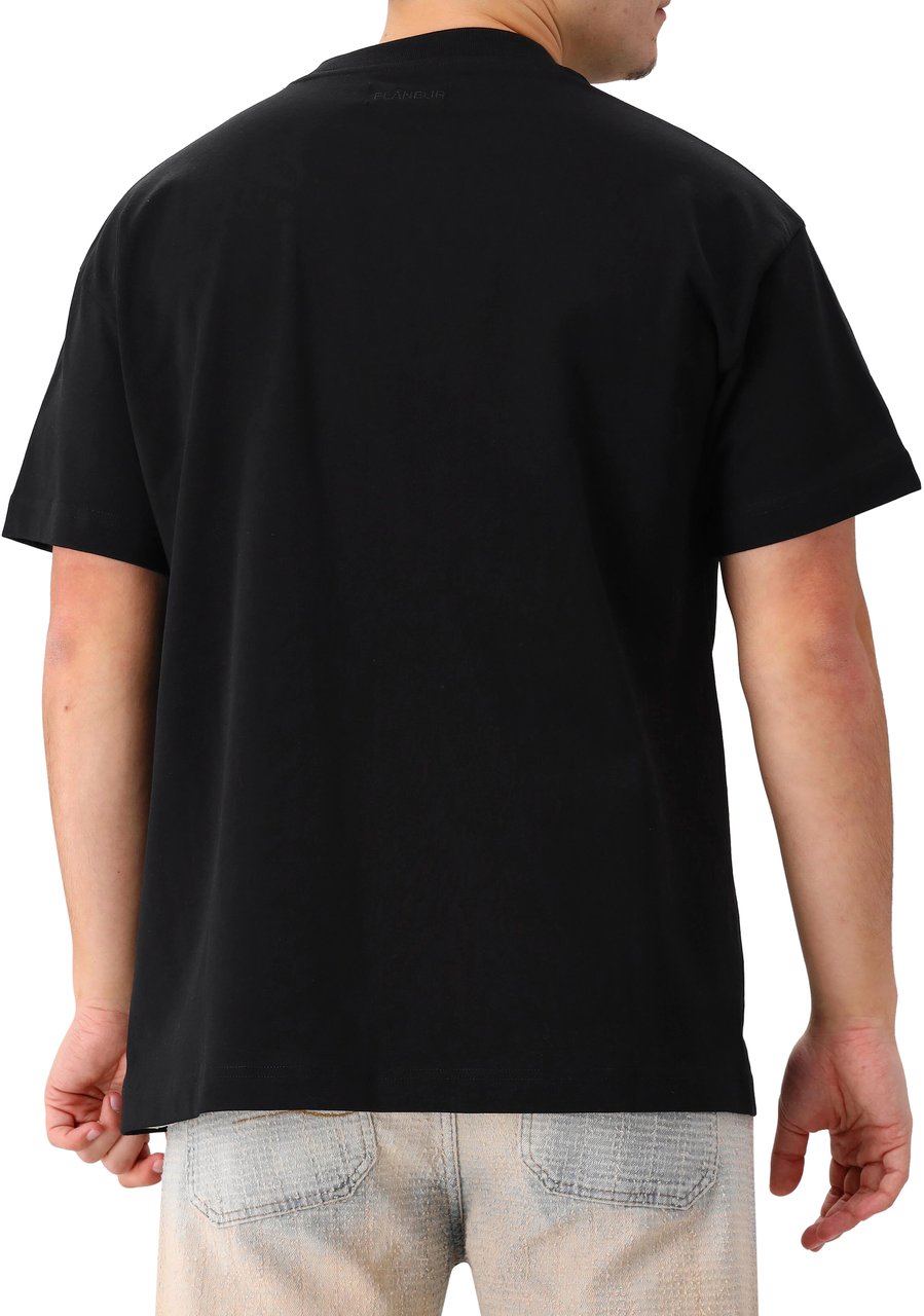 FLÂNEUR Objects T-Shirt | Black Zwart