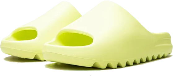 Adidas Yeezy Slide Glow Green (Restock Pair 2022) Geel