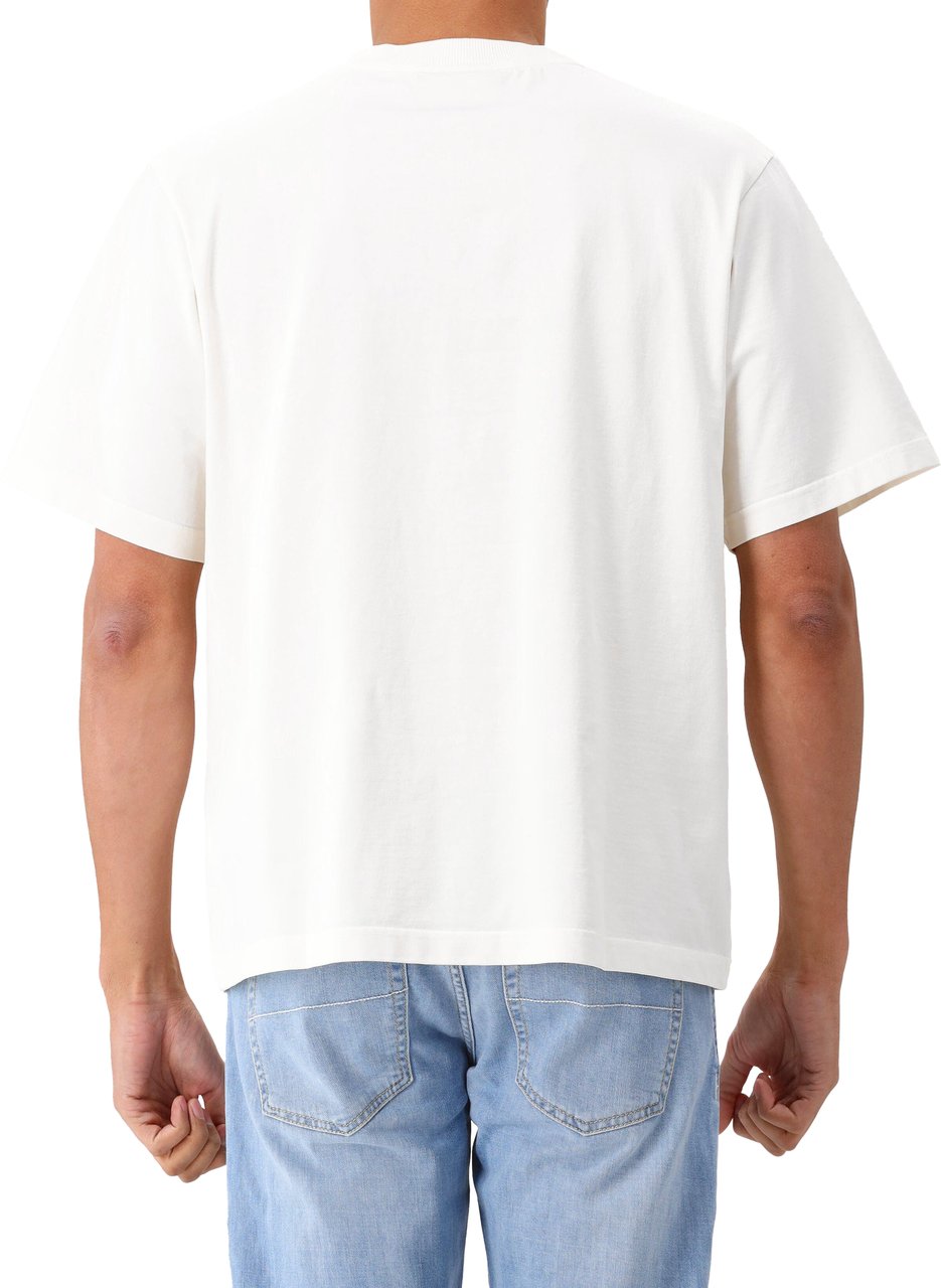 Bram's Fruit Mum's Script Logo T-Shirt - White Wit