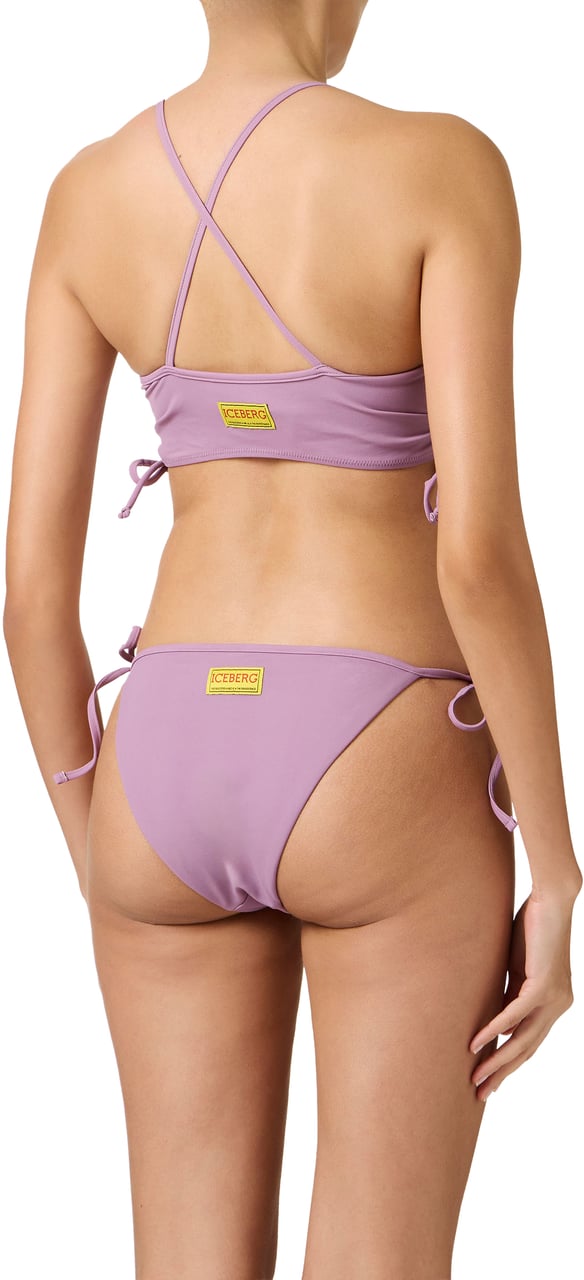 Iceberg Purple Slip with Side Ties Paars