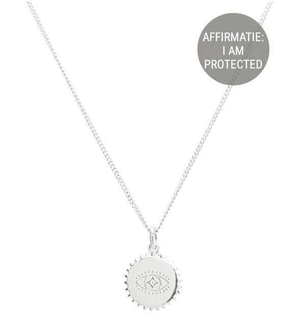 Vedder & Vedder Vedder & Vedder Collier Affirmation Zilver Protection 45cm Divers