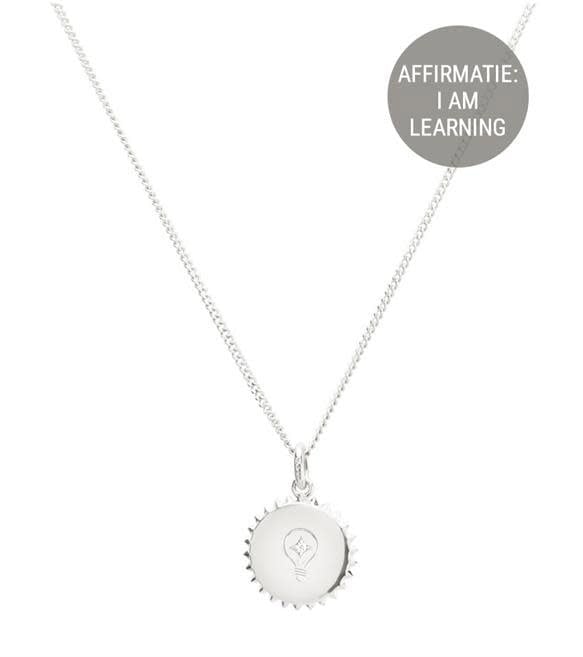 Vedder & Vedder Vedder & Vedder Collier Affirmation Zilver Learning 45cm Divers