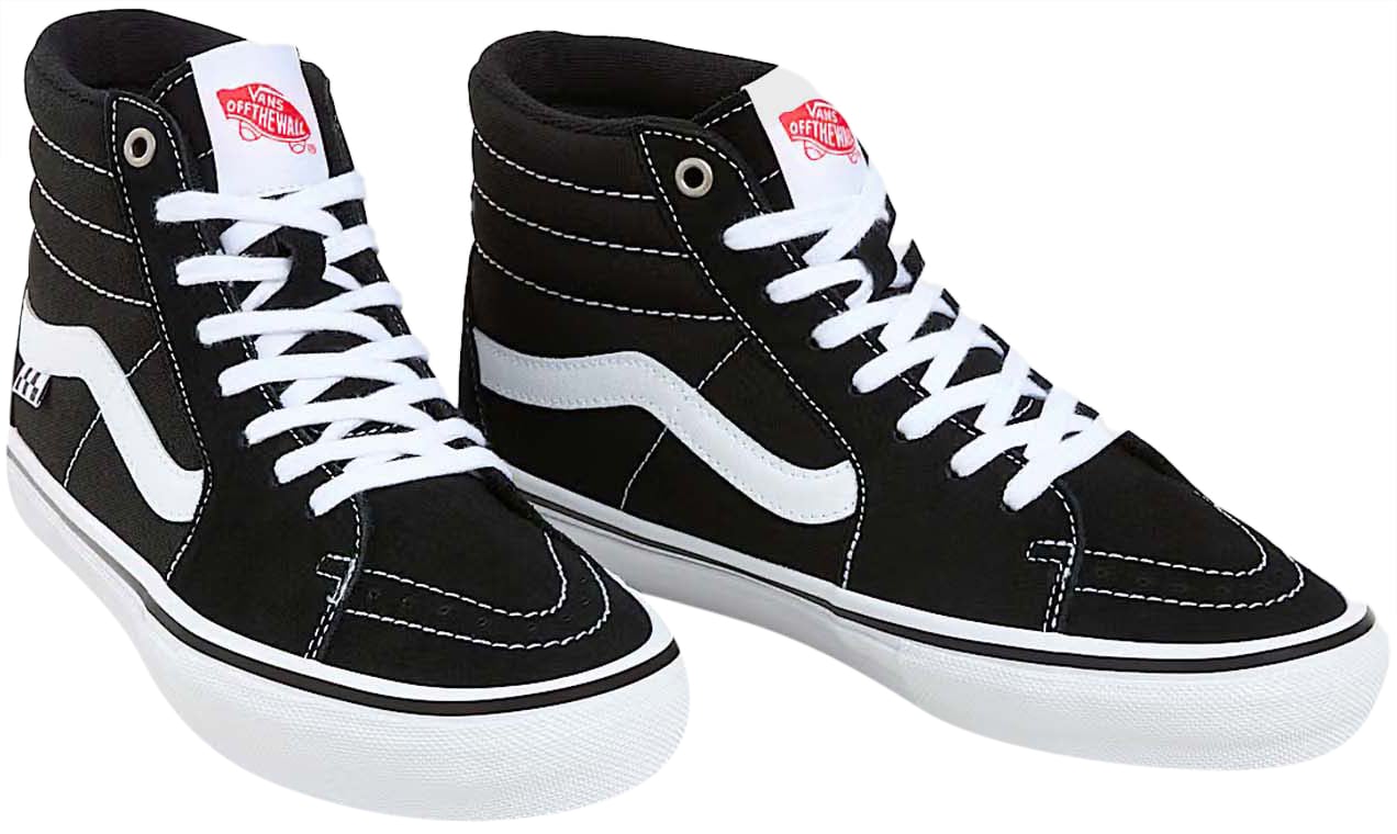 Vans Sk8-Hi Skate Zwart Wit Blauw