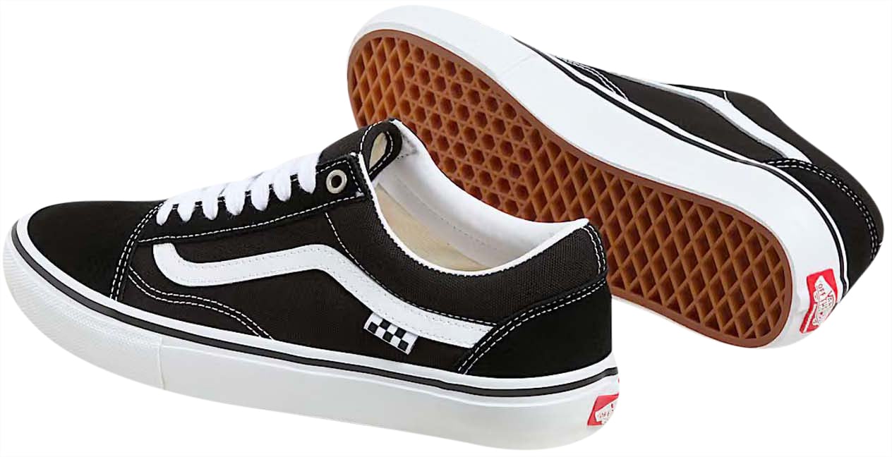 Vans Vans Old Skool Skate Zwart Wit Blauw