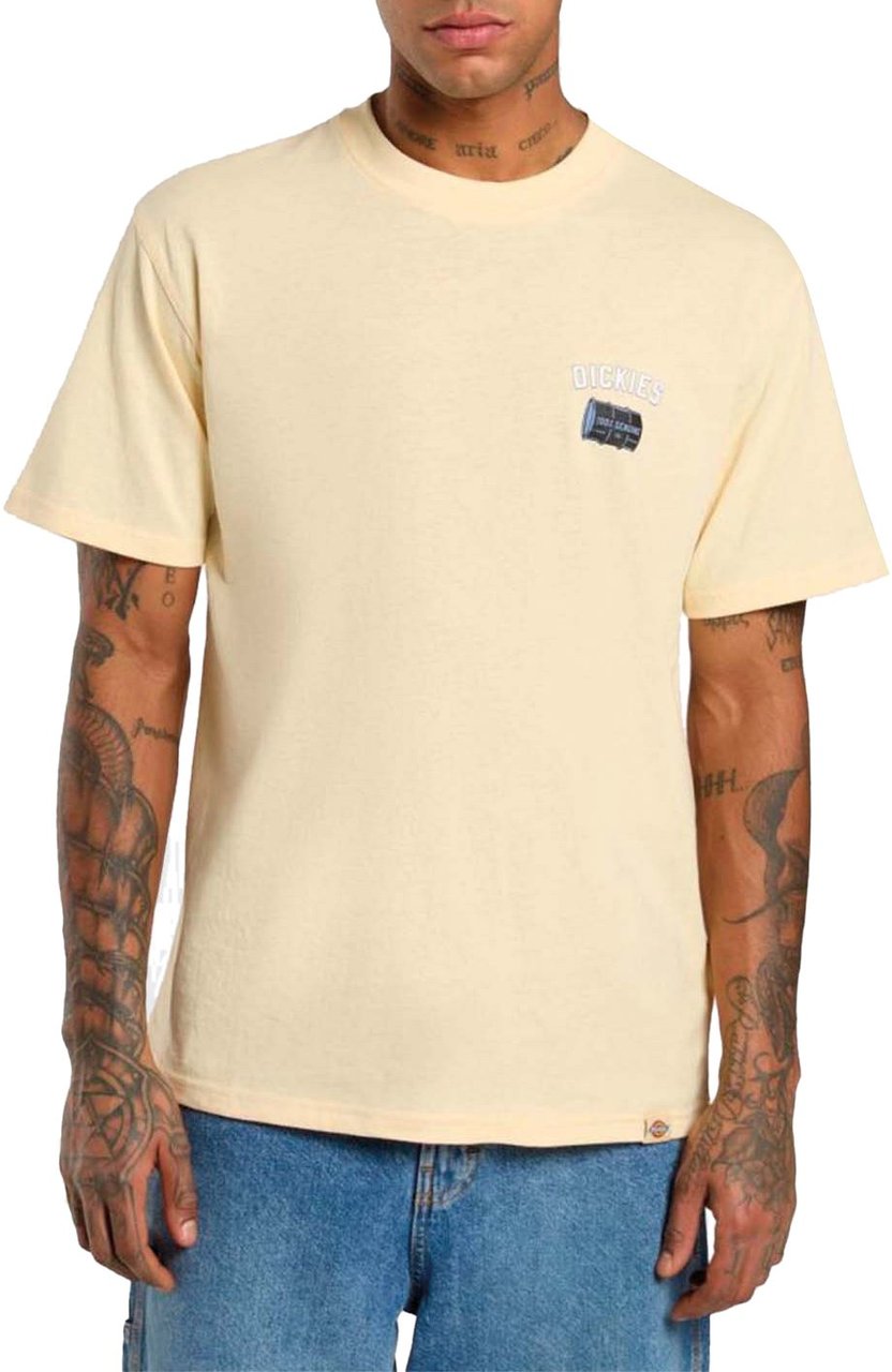 Dickies Dickies Service Crew T-shirt Geel Blauw