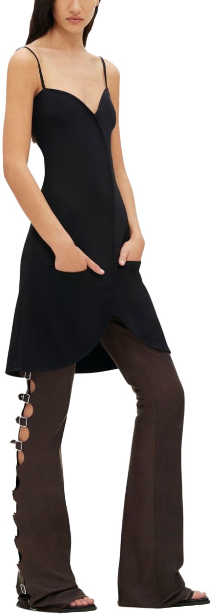 COURREGES Dresses Black Zwart