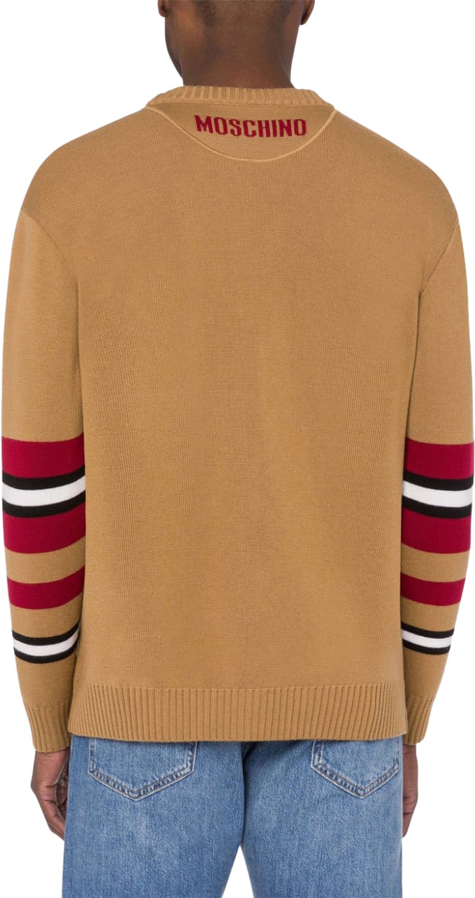 Moschino Sweaters Multi Brown Bruin