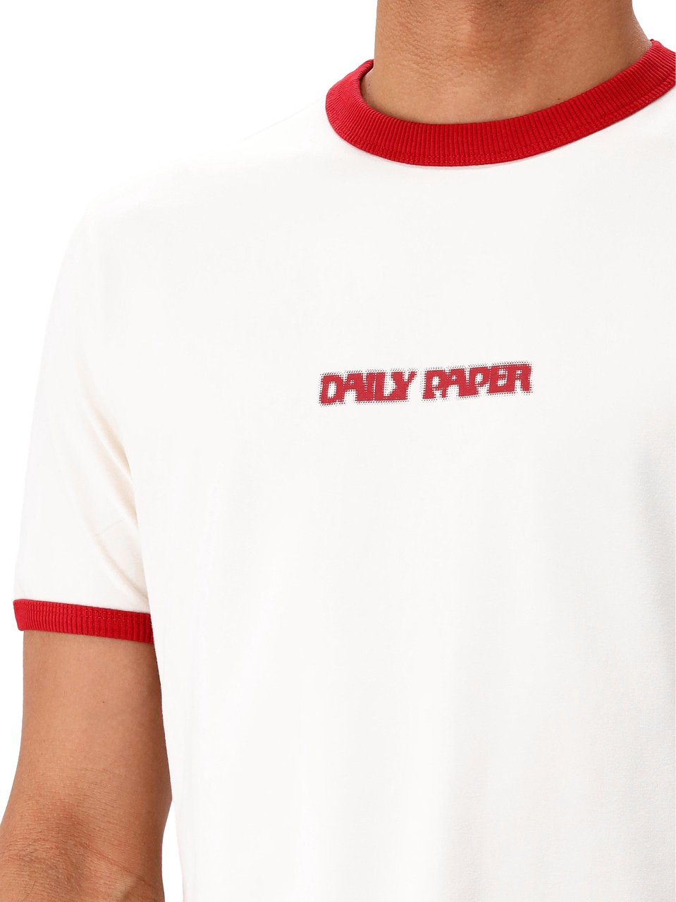Daily Paper Heren Dotted Type T-Shirt Wit Wit