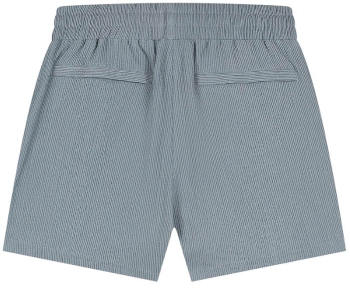 Malelions Malelions Women Seersucker Shorts Grijs