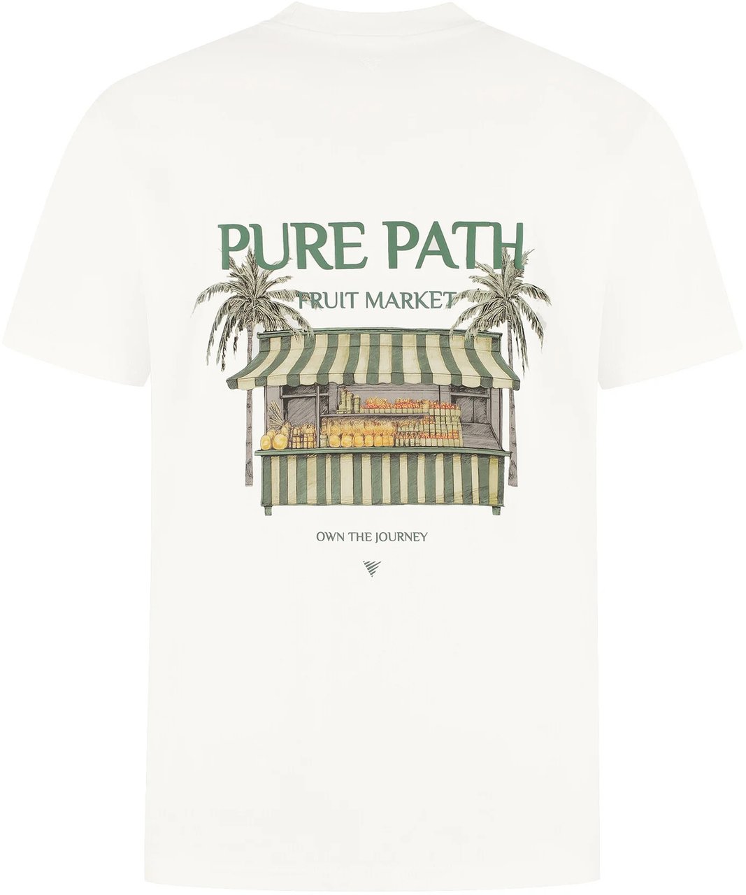 Pure Path Fruit Market T-shirt Wit