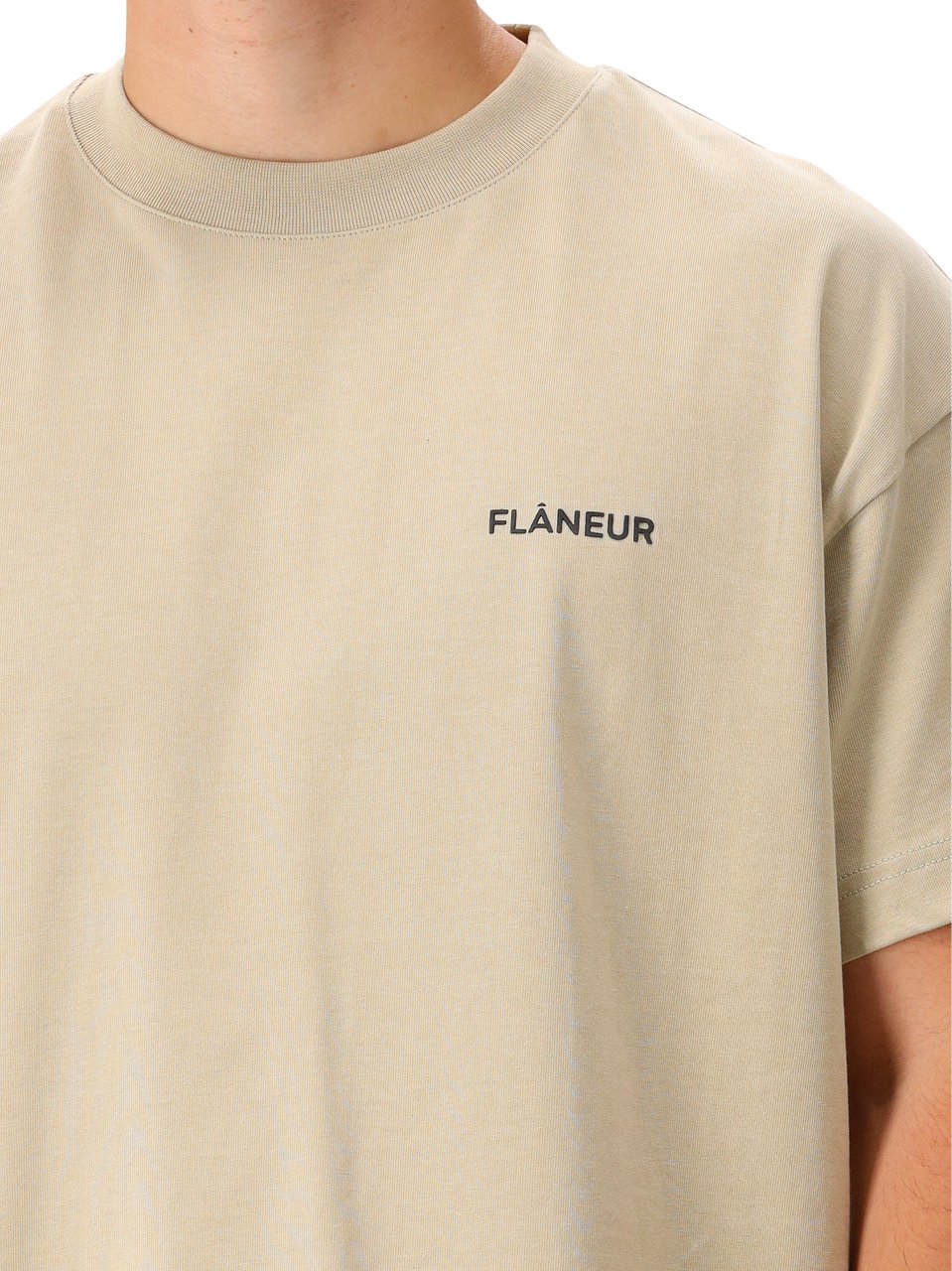 FLÂNEUR Logo T-Shirt Beige Beige