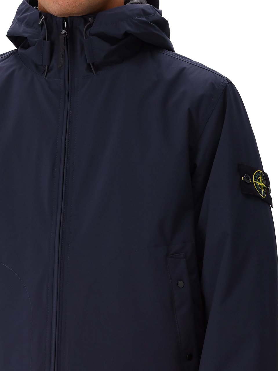 Stone Island Short Parka Blauw
