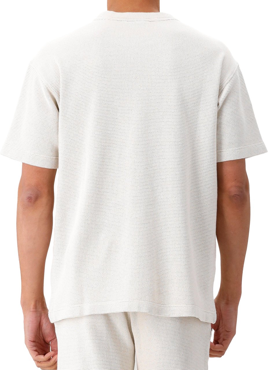 Genti Genti T-shirt Beige Monogram Oversized Fit Beige
