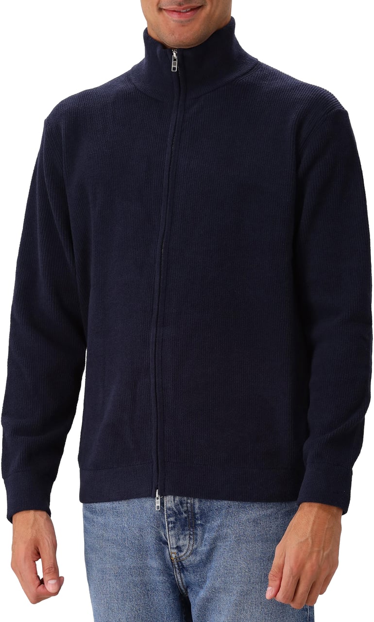 NN07 NN.07 Gebreid Vest Blauw Danny 6429 Blauw
