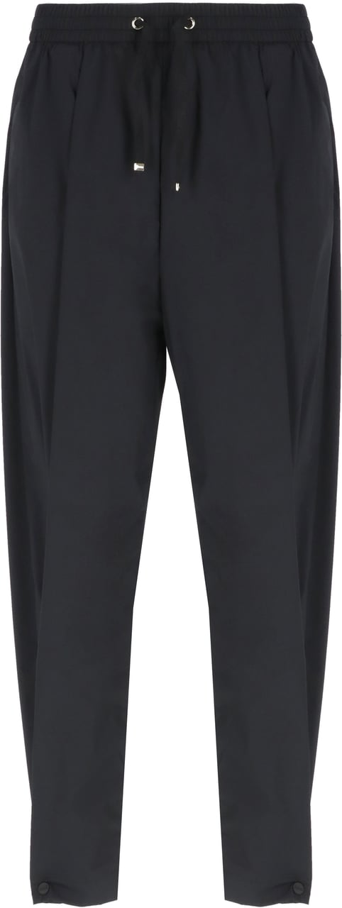 Herno Trousers Black Zwart
