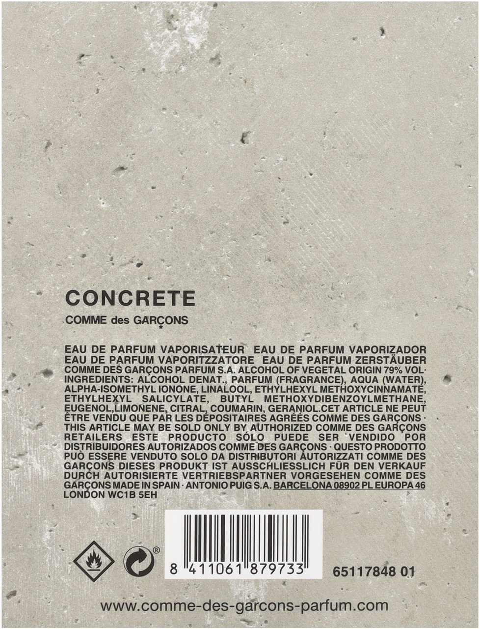 Comme des Garçons Concrete Grijs
