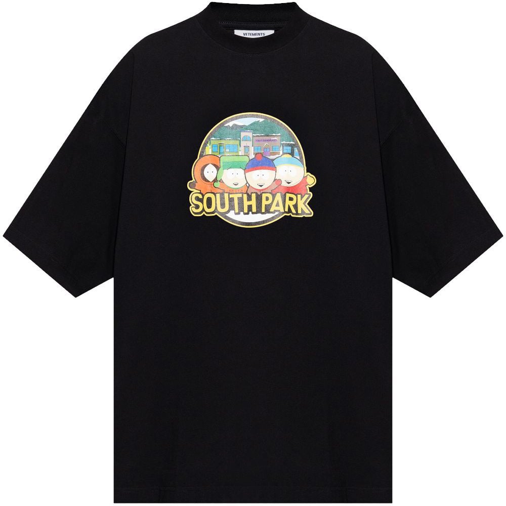 Vetements T-Shirts And Polos Black Zwart