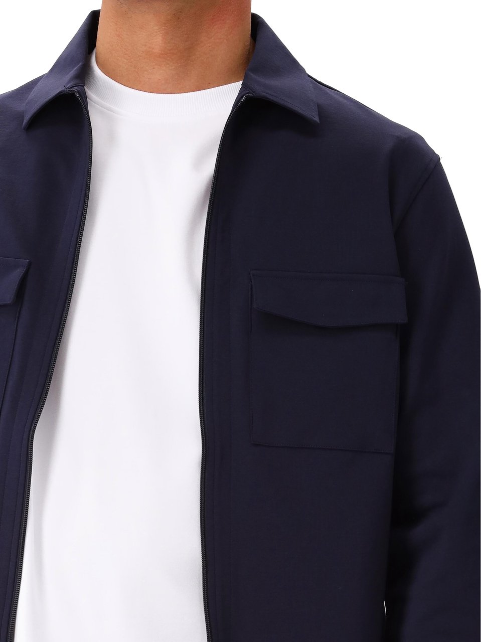 Genti Genti  Overshirts Donkerblauw S2095-1967 Blauw