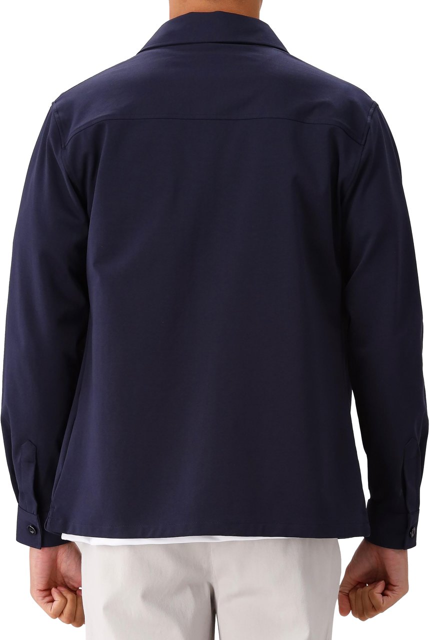 Genti Genti  Overshirts Donkerblauw S2095-1967 Blauw