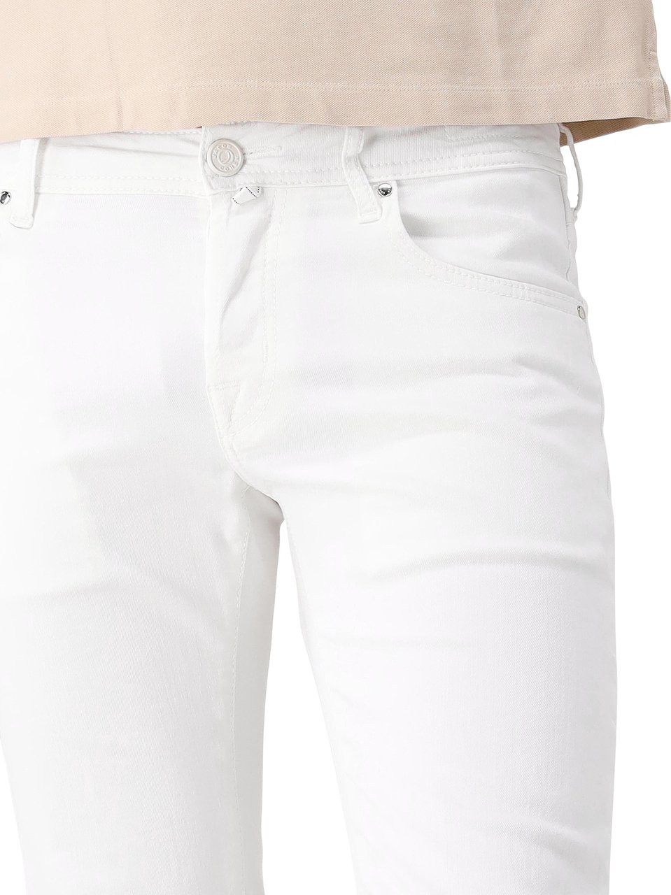 Jacob Cohen Heren Super Slim Fit Nick Wit Wit