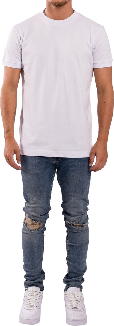 Richesse RK BLANK TEE WHITE SLIMFIT Divers