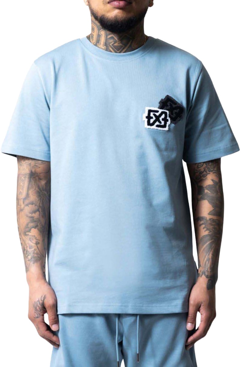 XPLCT Studios Heren T-shirt Blauw