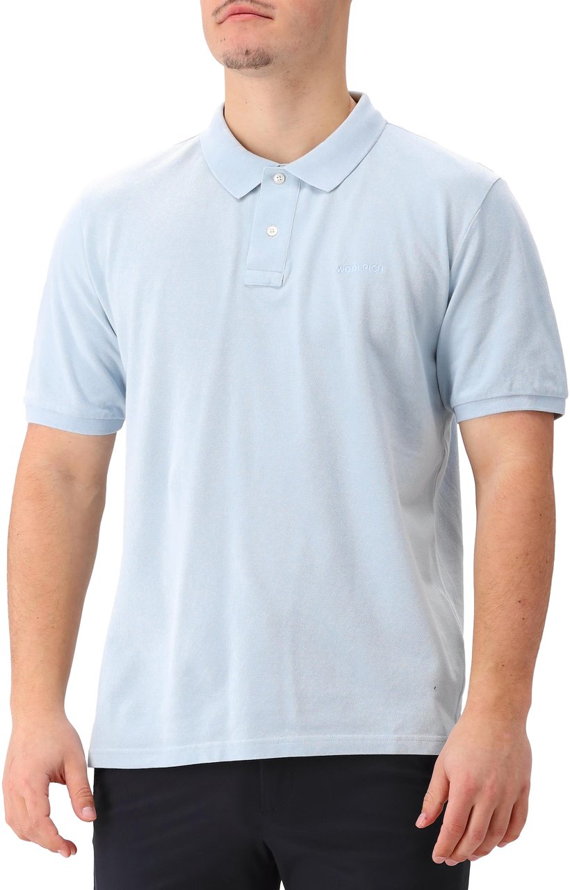 Woolrich T Shirts & Polo's Classic American Polo CFWOPO07 Blauw