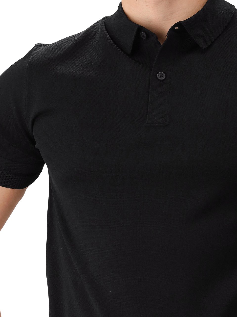 Genti Genti Polo Zwart Zwart