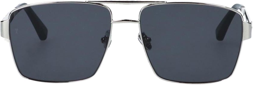 AMI Paris AMI Paris Zonnebril 75007 Silver/Black Grijs