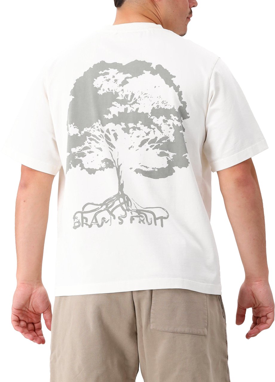 Bram's Fruit Bram's Fruit T-shirt Wit Roots Wit