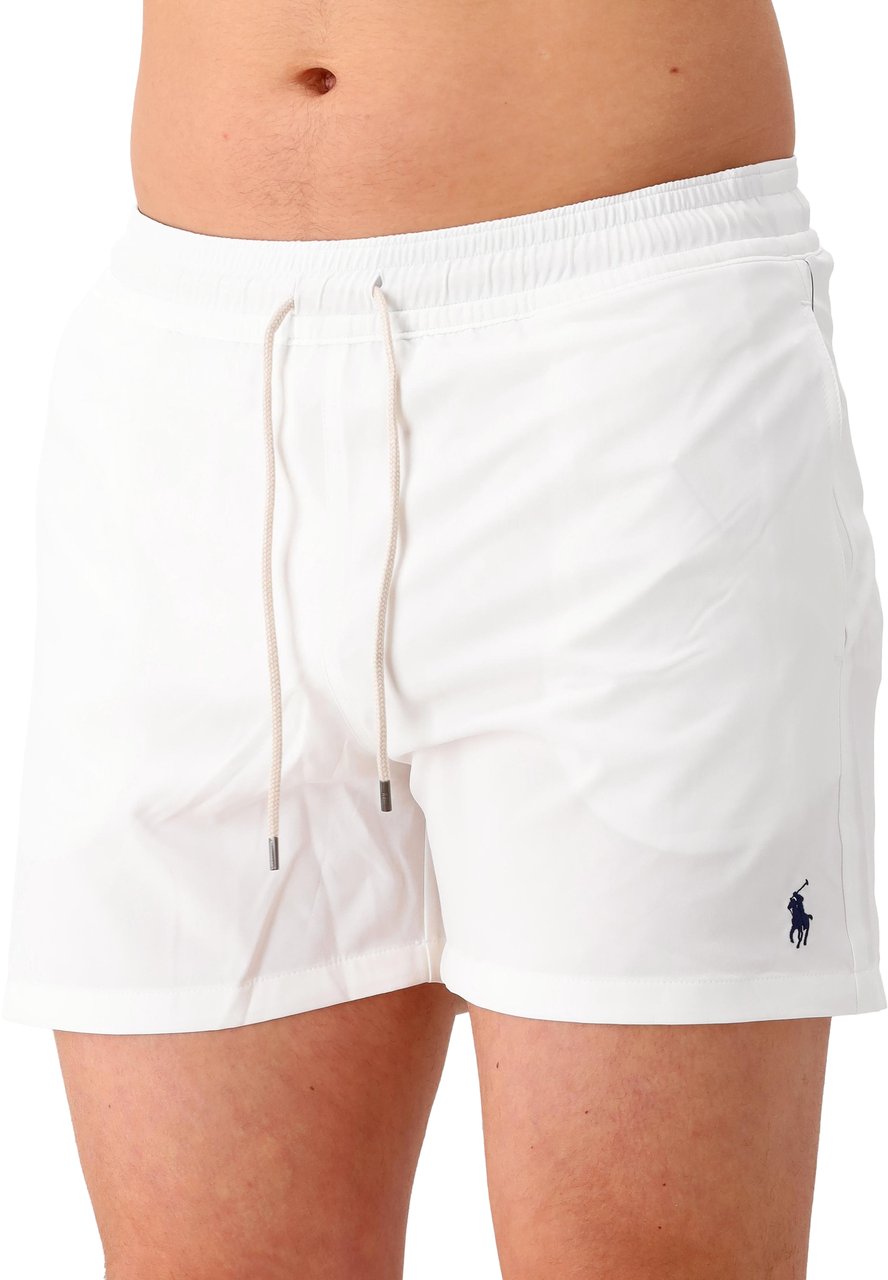 Ralph Lauren Polo Ralph Lauren Zwembroek Wit Traveler Slim Fit Wit