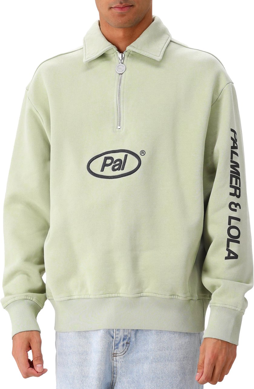 PAL PAL Sporting Goods Sweater Groen Collection Half Zip Groen