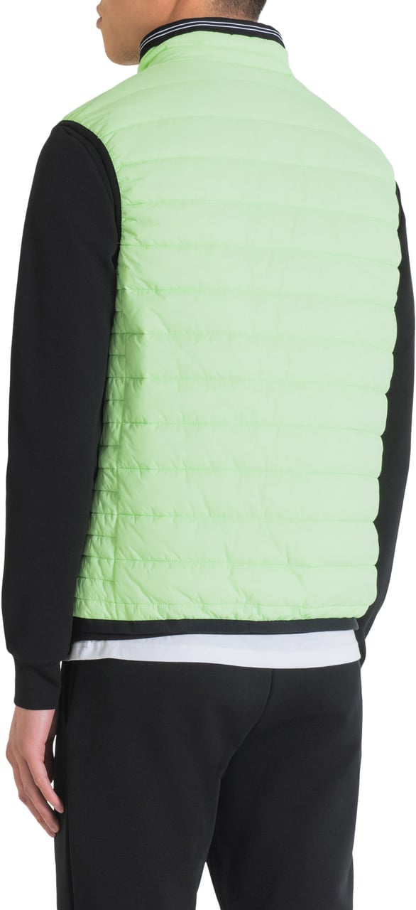 Antony Morato SLIM FIT SLEEVELESS JACKET WITH LOGO PATCH Groen