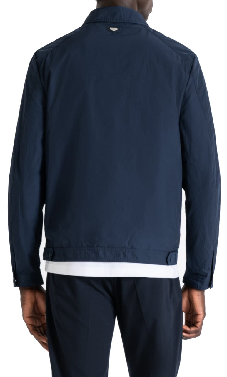 Antony Morato REGULAR FIT SHOULDER PIECE WITH LOGO PLAQUE Blauw