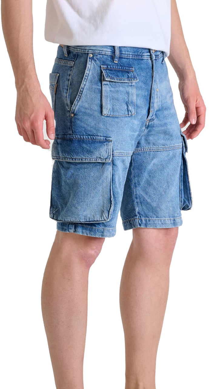 Antony Morato DENIM SHORT JAY REGULAR FIT Blauw