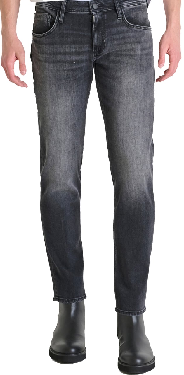 Antony Morato JEANS KURT COMFORT TAPERED FIT IN ICONIC BLACK OD BLACK DENIM Zwart