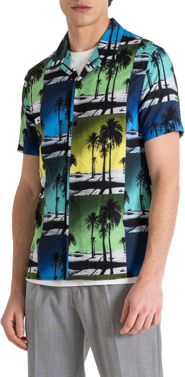 Antony Morato HONOLULU REGULAR STRAIGHT FIT SHIRT Divers