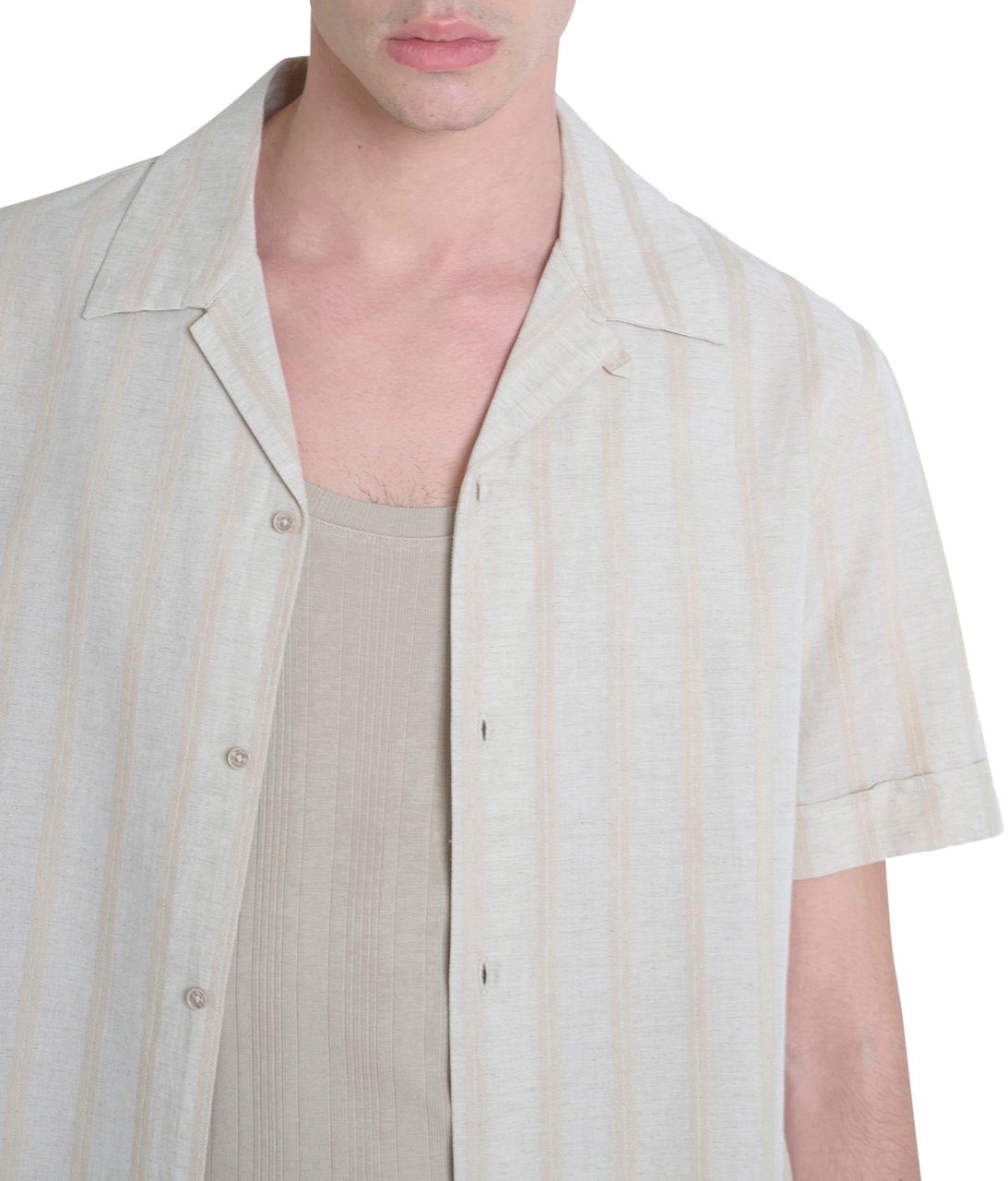 Antony Morato SHIRT HONOLULU REGULAR STRAIGTH FIT Beige