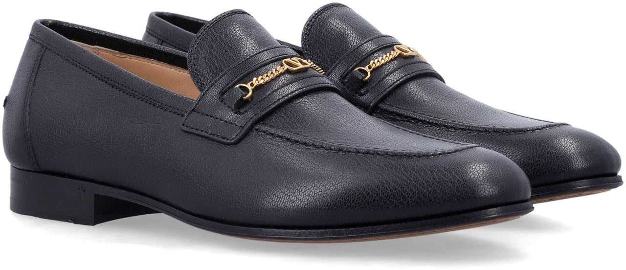 Valentino Garavani Vlogo Signature Loafer Nero Zwart