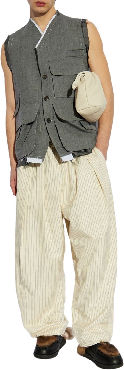 Maison Margiela Trousers Beige Beige