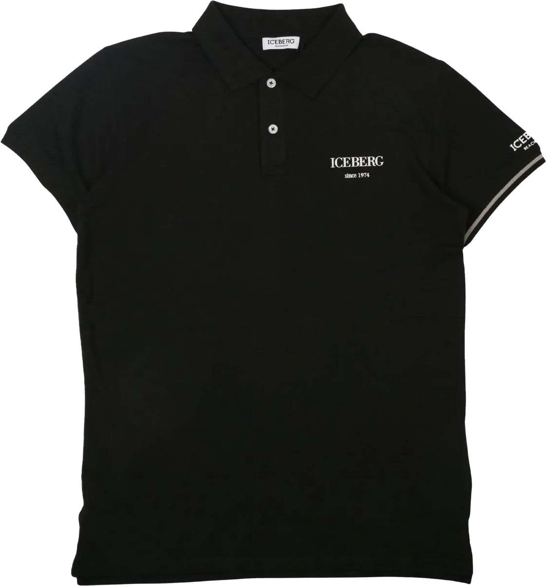 Iceberg Basic Polo Black Zwart