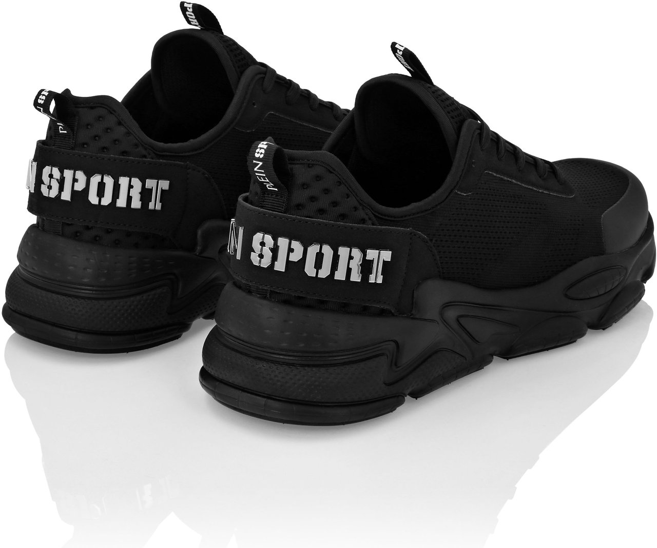 Plein Sport Lo-Top Sneakers Black/Black Zwart