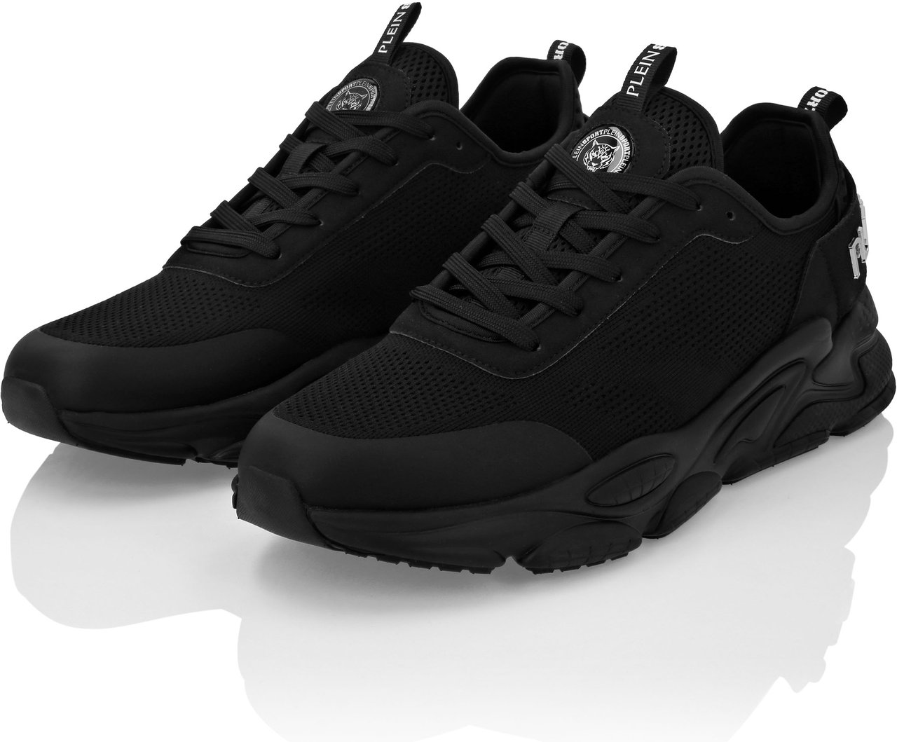 Plein Sport Lo-Top Sneakers Black/Black Zwart
