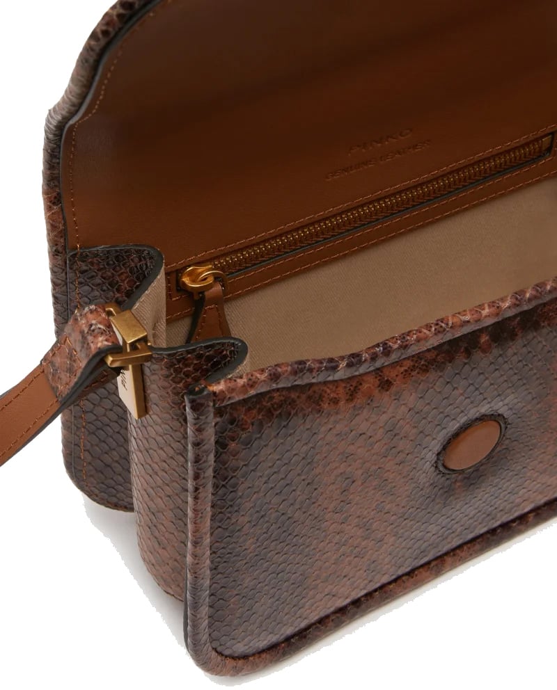 Pinko Love Box Bag Bruin