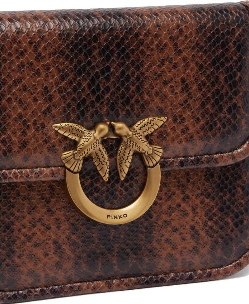 Pinko Love Box Bag Bruin