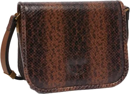 Pinko Love Box Bag Bruin
