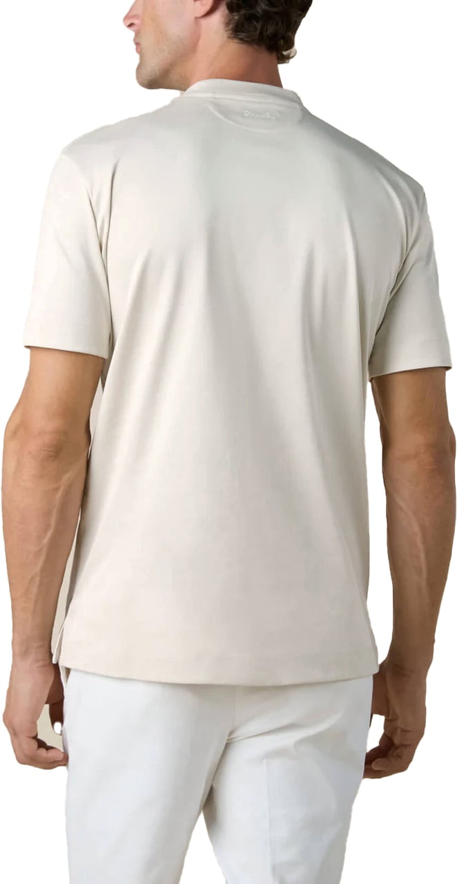 Aurélien Aur T-Shirt Ecru Wit